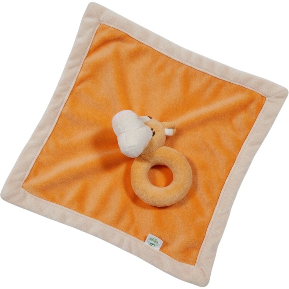 Disney Baby Tigger Security Blanket Unisex Orange Polyester Rattle Lovey
